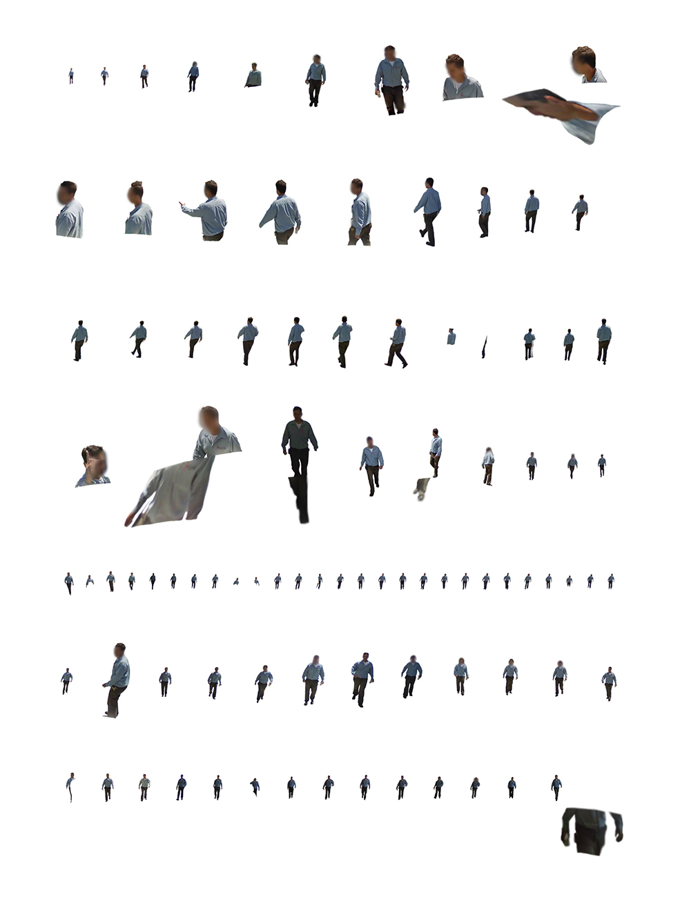 Temporal Portraits of People on Streetview