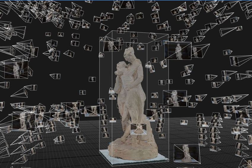 An illustration of how photogrammetry works