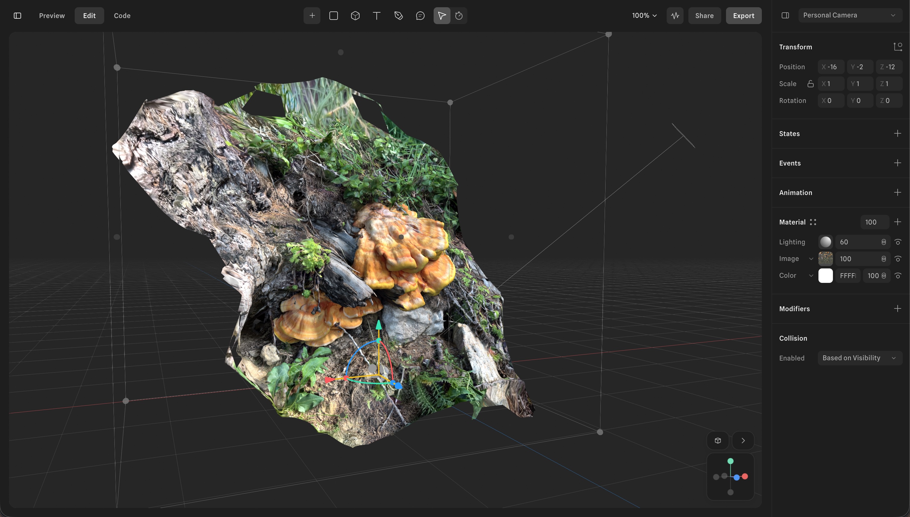 Spline project view